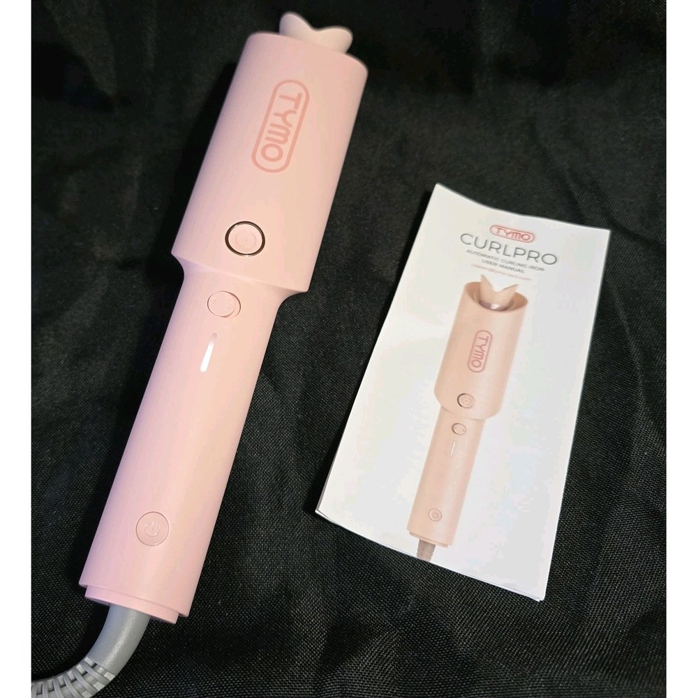 TYMO CurlPro Automatic Curling Iron 1 Inch Pink Ceramic Rotating Curler New OB - Picture 6 of 16